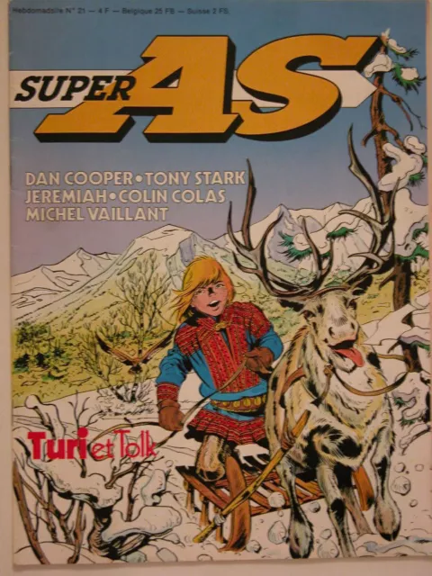 Super As N°21  1979 (Hermann,Graton,Weinberg,De La Fuente,Charlier,)