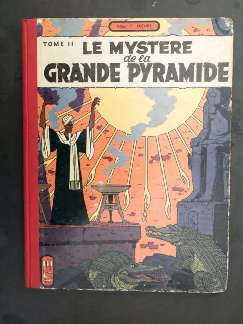 JACOBS Blake et Mortimer Le mystère de la grande pyramide 2 édition originale