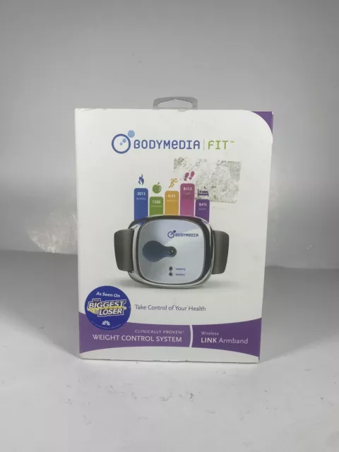 BodyMedia Fit Link Armband Bluetooth Fitness Tracker Weight Control