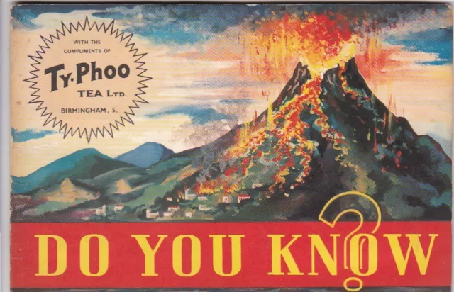 Do You Know? - Typhoo Tea - Complete set of Cards in Original Album - a