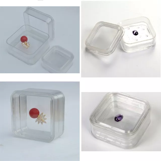 Floating Frame Box Coin Display Elasticity Membrane Jewelry Storage Box
