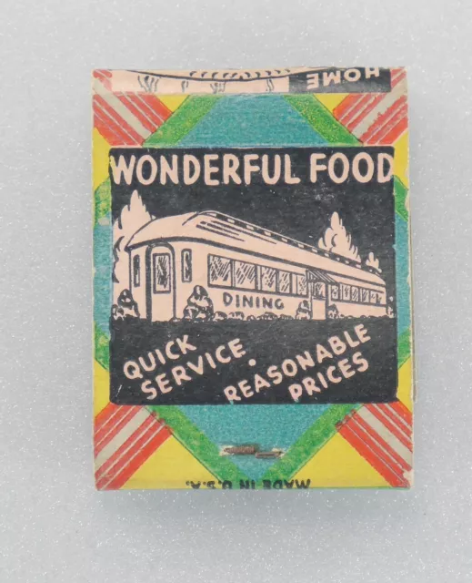 Eddie's Diner Smethport PA Vintage Matchbook Cover Struck