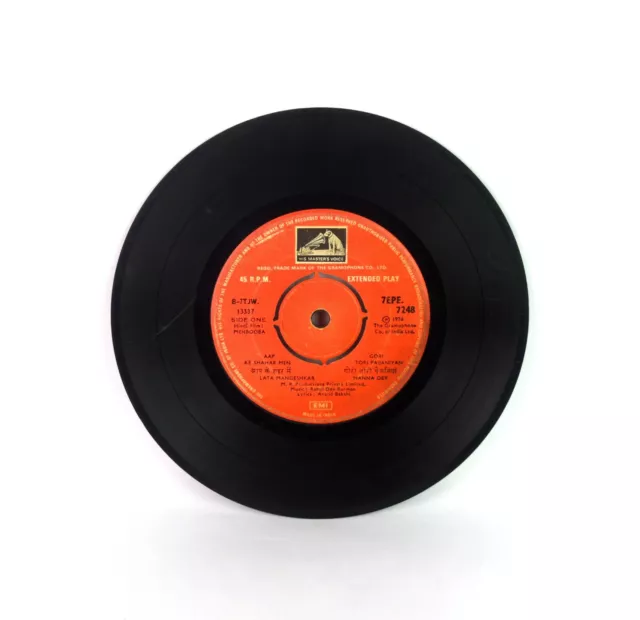 Indio Bollywood Película “Mehbooba” Vintage Gramófono Música Record i46-159 US
