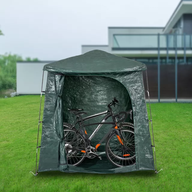 Garden Bicycle Storage Tent Shed Kit Outdoor Storage Waterproof Shelter Foldable