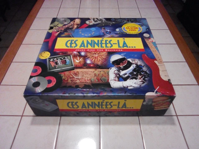 Jeu De Société Ces Années-là (1992) - MB Jeux / Hasbro - Complet, Très Bon état, Boîte Propre