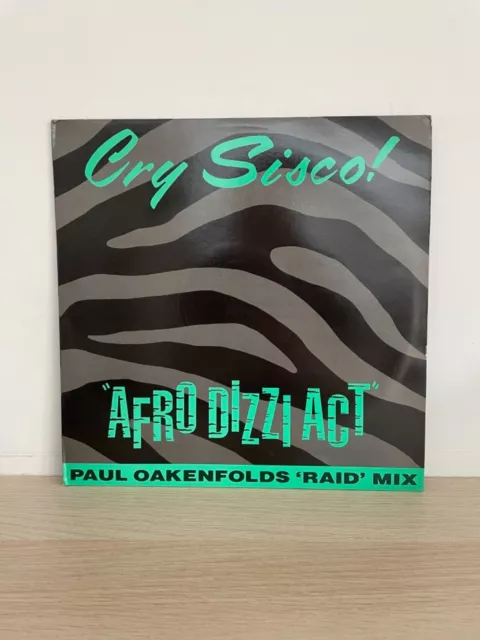 Cry Sisco - Afro Dizzi Act + Paul Oakenfold Mix 12” Vinyl Acid House Breakbeat