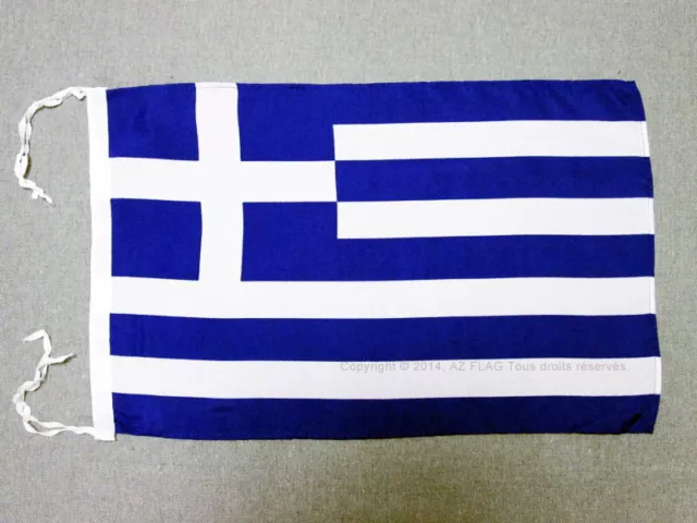 DRAPEAU GRÈCE 45x30cm - PAVILLON GREC 30 x 45 cm haute qualité - Neuf