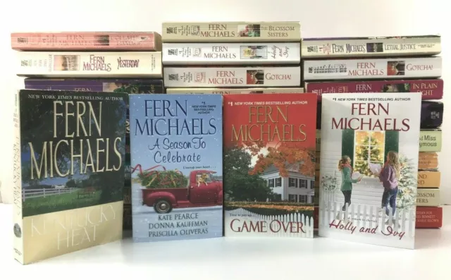 Lot of 10 Fern Michaels Romance Historical Sisterhood PAPERBACK Books RANDOM MIX