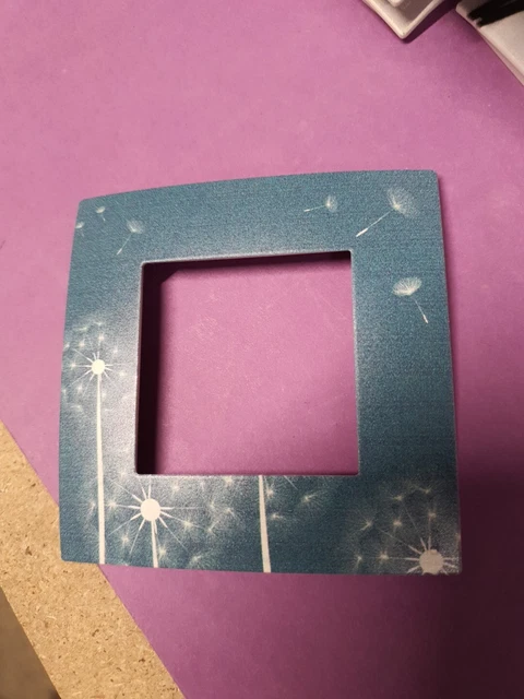 Plaque De Commutation Arnould ESPACE Lumière - Modèle Décoratif N°2 - Neuf