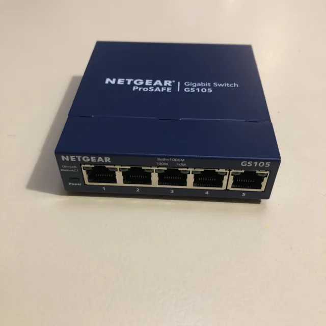 Netgear ProSafe 5 Port Gigabit Desktop Switch - (GS105AU)