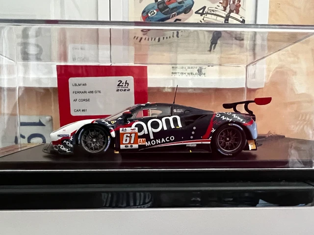 Look Smart 1:43 LSLM141 Ferrari 488 GTE EVO #74 Riley Motor. Le Mans