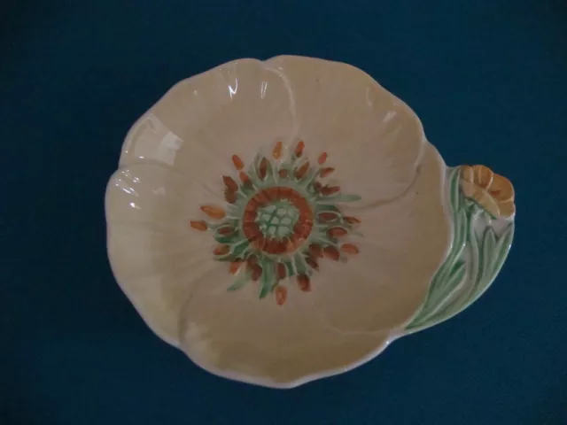 Carlton Ware Buttercup Dish With Flower Handle Australian Design