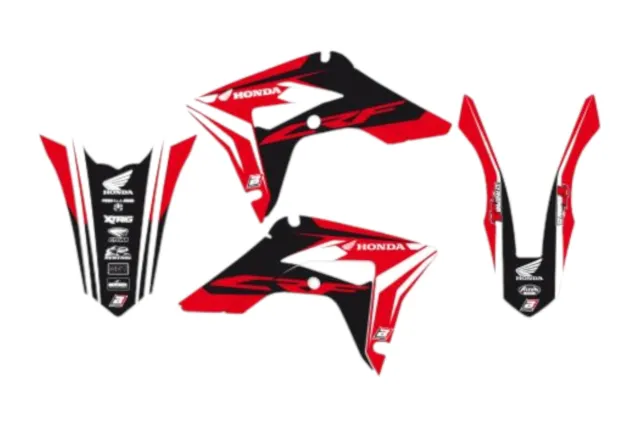 Motorrad Aufkleber Satz Blackbird Honda CRF 450R 2021 Dream 4 rot schwarz weiß