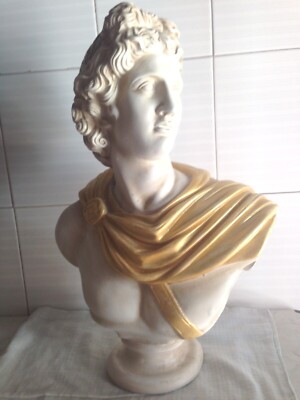 busto in bianco Kaiser Wilhelm II Scultura in cellulana di alta qualità realizzata in Germania 18 cm realizzata a mano 