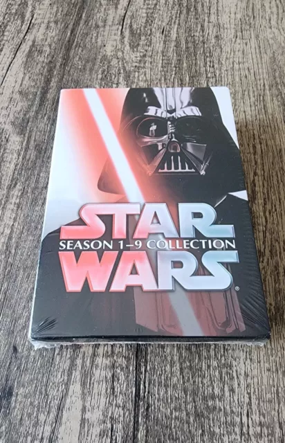 Star Wars Temporada 1-9 DVD 15-Discos Colección Completa Saga Películas Episodios Nuevo