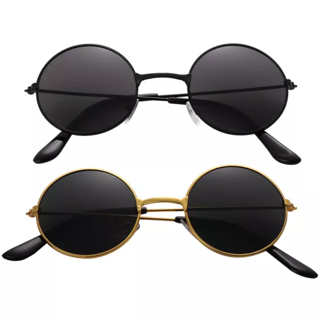 Trend Reflective Streetwear Retro Eyewear Children Sunglasses Round Sun Glasses