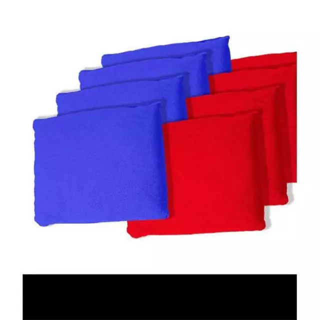 Blue and Red Cornhole Bags- Set of 8