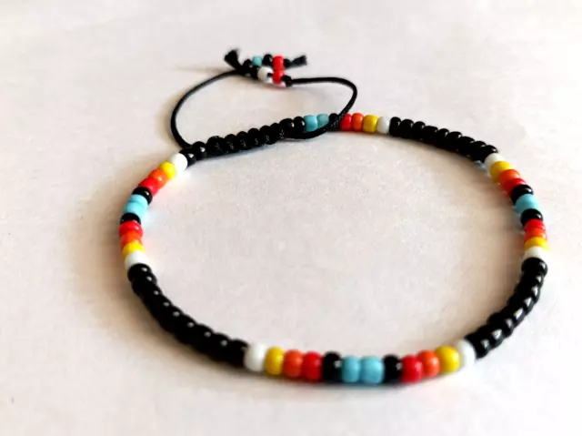 Native american indian style beaded bracelet / gift for her/ him handmade gift