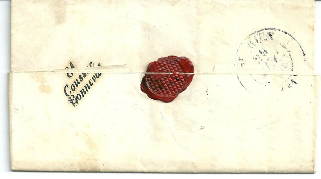 Lettre Chevalier Ordre Royal Narbonne 1758 - Cachet De Cire - Vélin - Rare