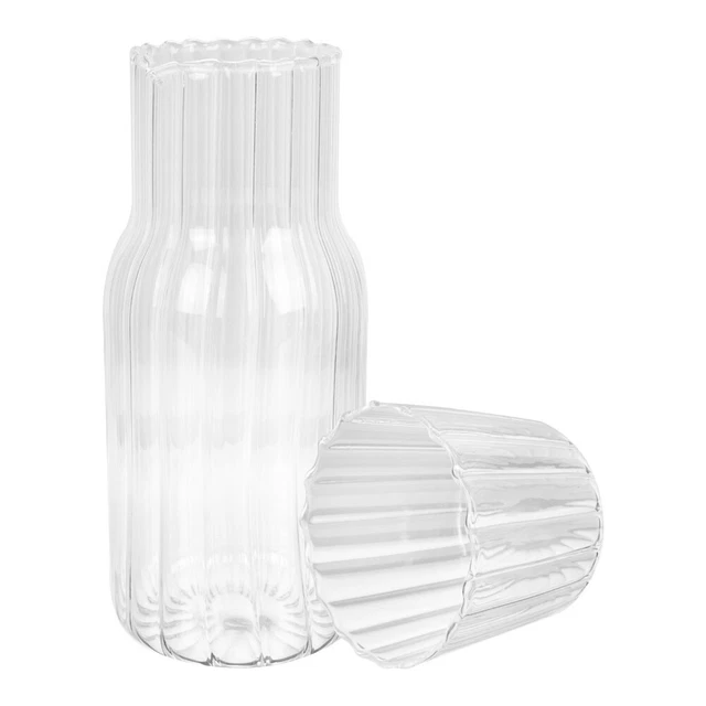 BOUTEILLER D'HUILE EN VERRE SET 4 pièces 4x500ml bouchon