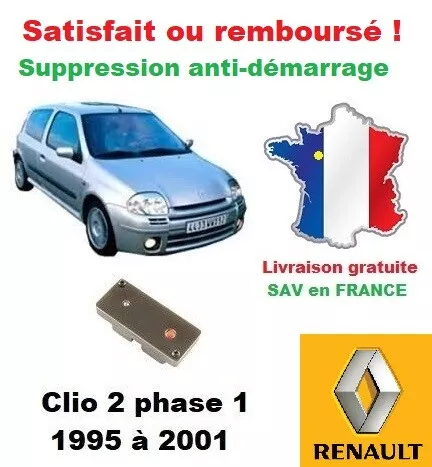 BOITIER ANTIDÉMARRAGE SUPPRIME l'anti-demarrage des Renault Clio 2 ...