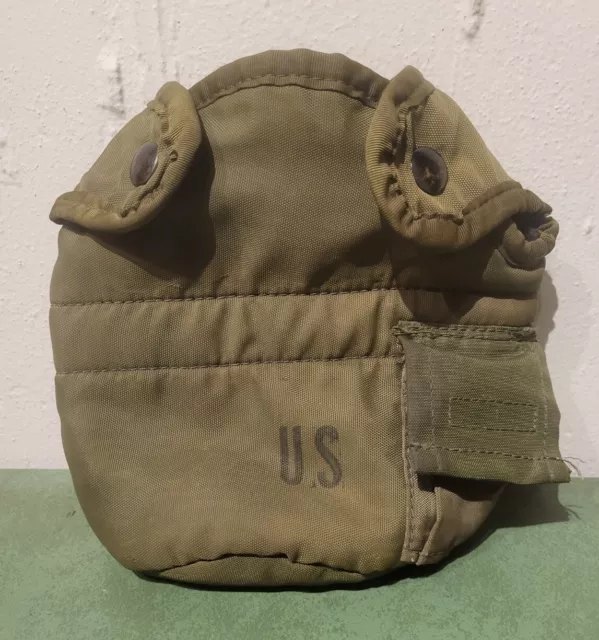 Military US Army 1 QT QUART CANTEEN COVER 1QT POUCH WITH CLIPS Fancy Industries