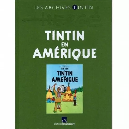 Les Archives Tintin Atlas: "Tintin en Amérique": Hergé, Tim und Struppi, farbig