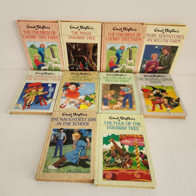 10x Enid Blyton Dean Vintage Bulk Lot Bundle Books Hard Cover 80’s/90’s Children