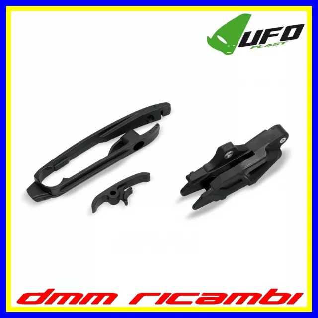 Kit pattino fascia cruna forcellone scorri catena UFO KTM EXC 125 200 2016 2017