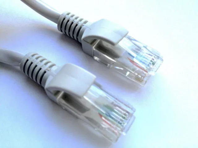 Lan DSL Isdn Cable Parche CAT5e Cable de Red 5m 20m 25m 30m 40m 50m Nuevo