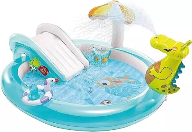 piscina gonfiabile per bambini intex fuoriterra parco giochi pvc con spruzzi