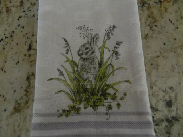 Rachel Ashwell The Farmhouse White Waffle Weave Cotton 2 Pack Hand Towels  17x28”