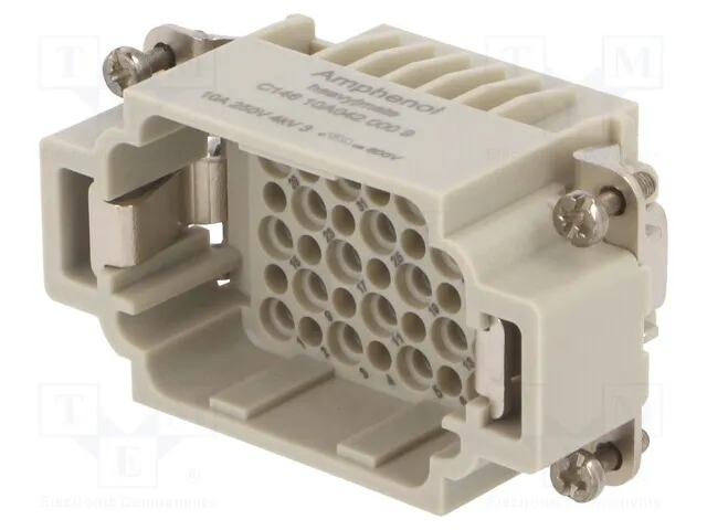 Male Terminal Connector: Hdc Pin: 42 250V Contact Use 42+ Pe