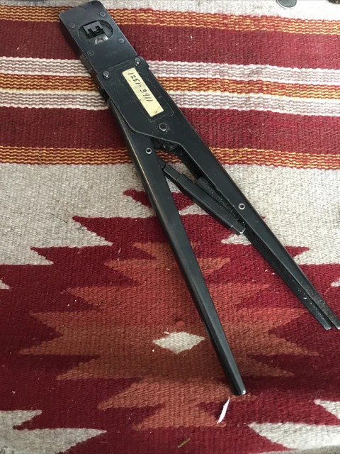 D100 AMP CRIMPER 90296-1 14-16-18-20 CRIMPING TOOL  woth flaws