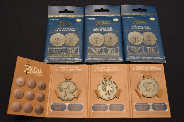 2018 ThinkGeek Legend of Zelda Breath of the Wild Collectible Coins - Lot of 3