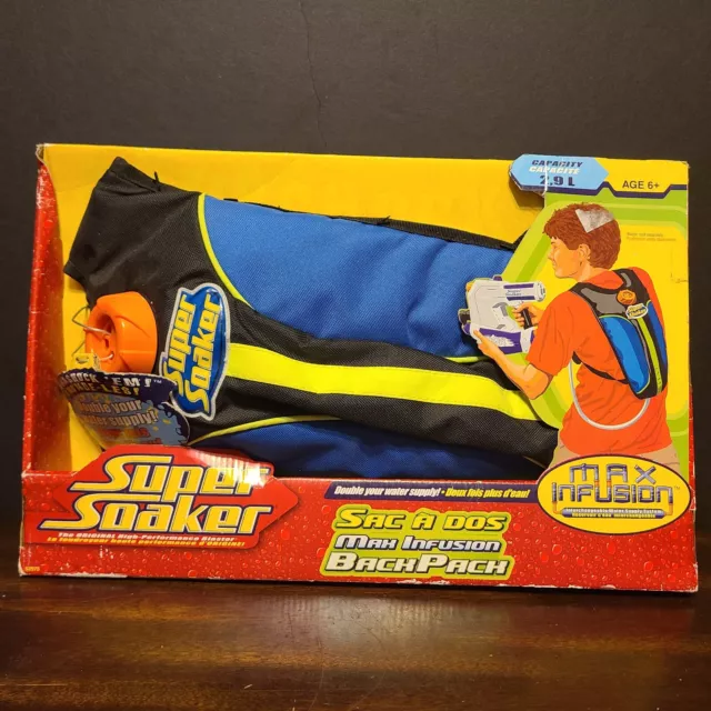 Hasbro Super Soaker Max Infusion Overload NIB 2005 Water Gun