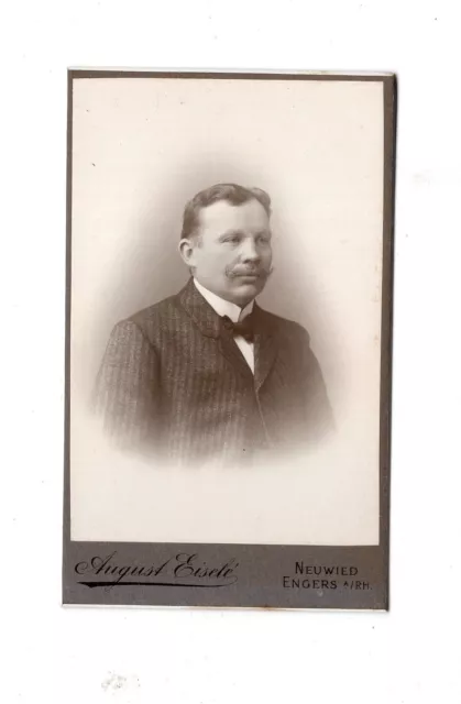 CDV Foto Herrenportrait - Neuwied / Engers um 1900