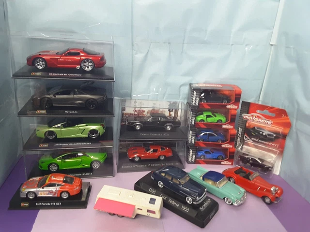 Lot De 13 Miniatures 1/43 New Ray Norev – Fiat, Citroen, Volvo, Dodge