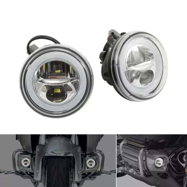 LED Fog Lamps Driving Light for Honda GoldWing GL1800 2012-2017 Valkyrie 14-15