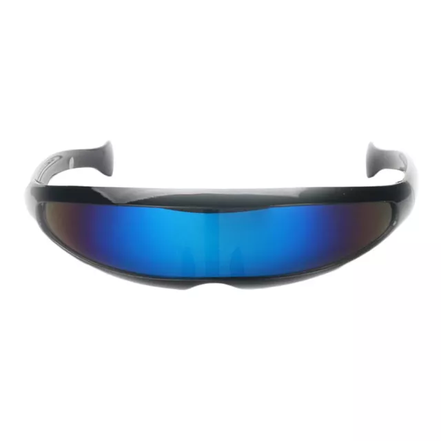 Futuristic Shield Sunglasses Costume Visor Glasses Eyewear Funny