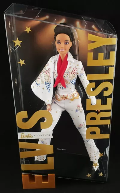 Elvis Presley Barbie Doll “American Eagle” Jumpsuit Barbie Signature Gold Label