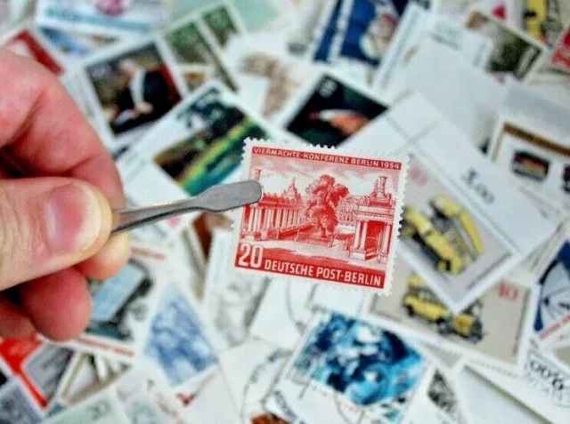 AKTIONSPREIS:  Wundertüte BERLIN Briefmarken **/O aus Flohmarkt-Nachlass