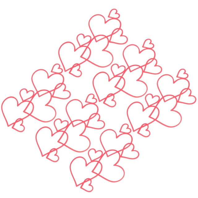 6 Pcs Wedding Cupcake Topper Party Toppers Heart Cakes Dessert Baby Ingredients