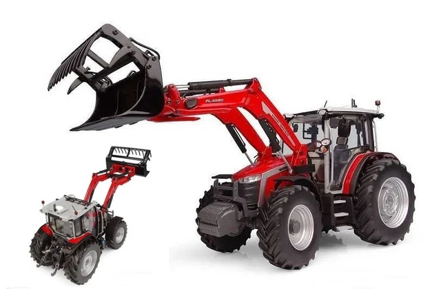 Miniature Benne 3,5t MASSEY FERGUSON sans rehausse UNIVERSAL HOBBIES UH6241