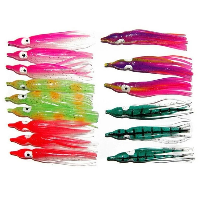 Leurre De Pêche Thon Gros Gibier - Plume Trolling Jupe - 7g - Vert - Plastique - Neuf