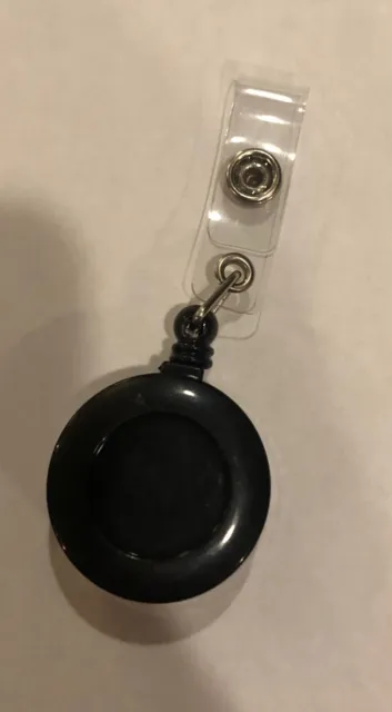 Lot ~70 Black Retractable Key Tag/ID Card/Badge Retractable Reel Holder Clip