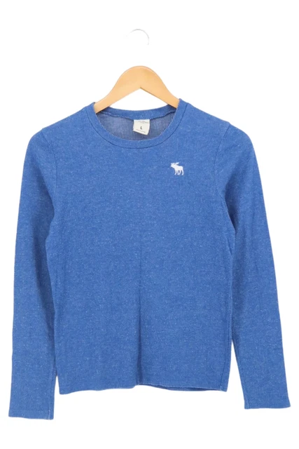 Pullover Abercrombie Fitch bambini taglia L blu