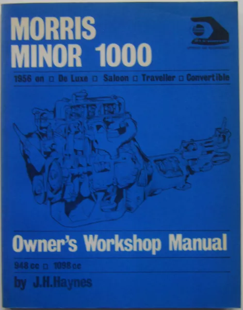 Morris Minor 1000 1956-1971 all models 948cc 1098cc Haynes Workshop Manual 1971