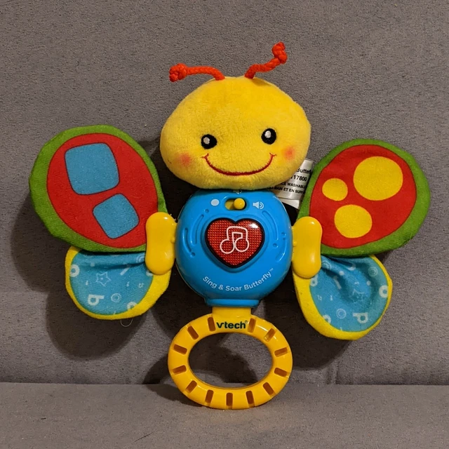 Vtech Sing & Soar Butterfly Baby Infant Learning Toy Sounds, Songs Phrases