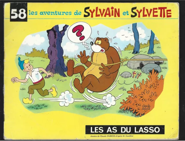 Bd  --   Les Aventures De Sylvain Et Sylvette . N° 58 . Les As Du Lasso